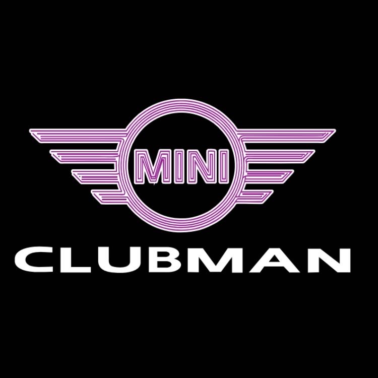 LUCES DE PROYECTOR CON LOGO CLUBMAN Nr.140 (cantidad 1 = 2 Película de Logo / 2 luces de puerta)