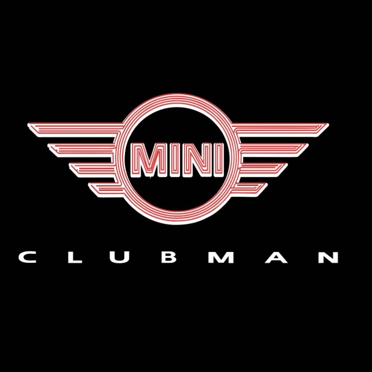 MINI CLUBMAN LOGO PROJECROTR LIGHTS Nr.126 (cantidad 1 = 2 logo película / 2 luces de puerta)