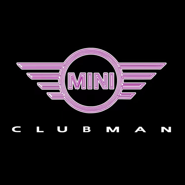 MINI CLUBMAN LOGO PROJECROTR LIGHTS Nr.143 (cantidad 1 = 2 logo película / 2 luces de puerta)