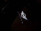 LUCES DE PROYECTOR CON LOGO CLUBMAN N ° 137 (cantidad 1 = 2 Película de logotipo / 2 luces de puerta)