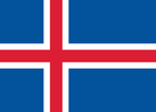 Island 'sland Nationalflagge Logo (Menge 1 = 1 Sätze / 2 Logo Film / Kann von Lichtern andere Logos ersetzen)