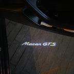 PORSCHE MACAN  LOGO PROJECTOT LIGHTS Nr.8089 (quantity  1 =  2 Logo Film /  2 door lights)