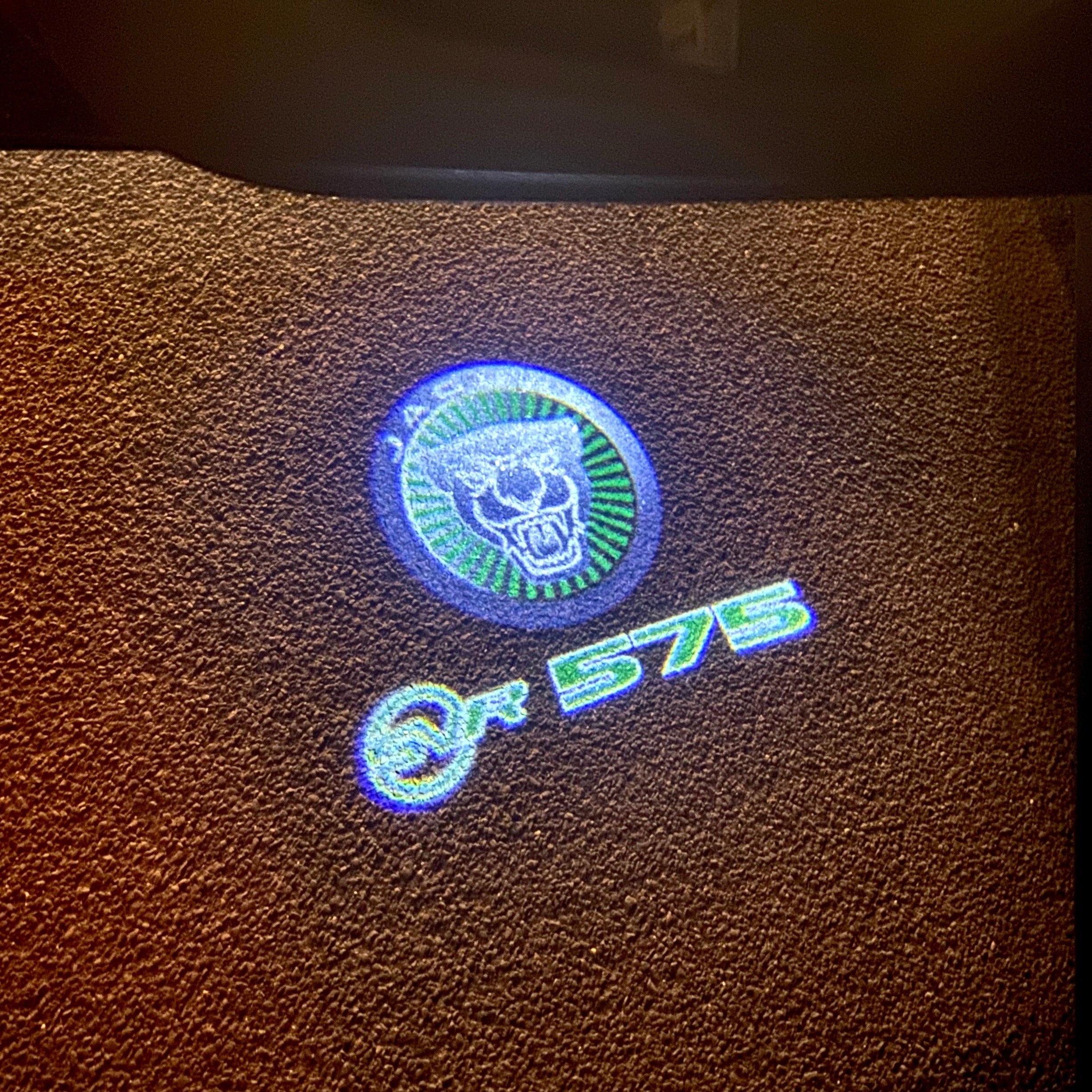 JAGUAR 575 LOGO PROJECROTR LIGHTS Nr.117  (quantity 1 = 1 sets/2 door lights)