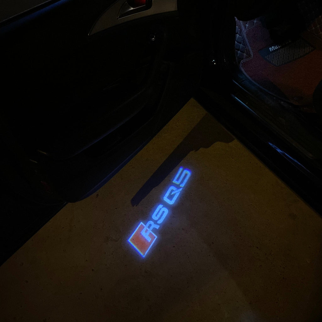 AUDI LOGO PROJECTOT LIGHTS Nr.19 (quantité 1 = 2 Logo Films /2 feux de porte)
