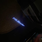 PORSCHE 718 BOXSTER LOGO PROJECTOT LIGHTS Nr.58 (quantity  1 =  2 Logo Film /  2 door lights)