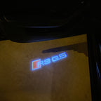 AUDI LOGO PROJECTOT LIGHTS Nr.19 (quantité 1 = 2 Logo Films /2 feux de porte)