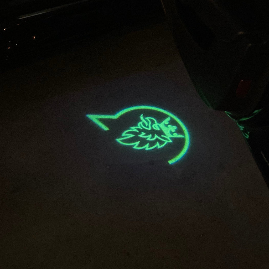 SAAB  Original LOGO PROJECROTR LIGHTS Nr.2517  (quantity 1 = 1 sets/2 door lights)