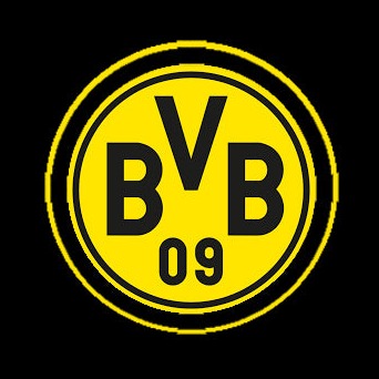 BVB Football CLUB Logo Nr.234 (quantité 1 = 2 Logo Films / 2 feux de porte）