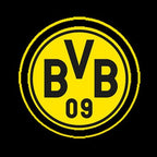 BVB Football CLUB Logo Nr.234 (quantité 1 = 2 Logo Films / 2 feux de porte）