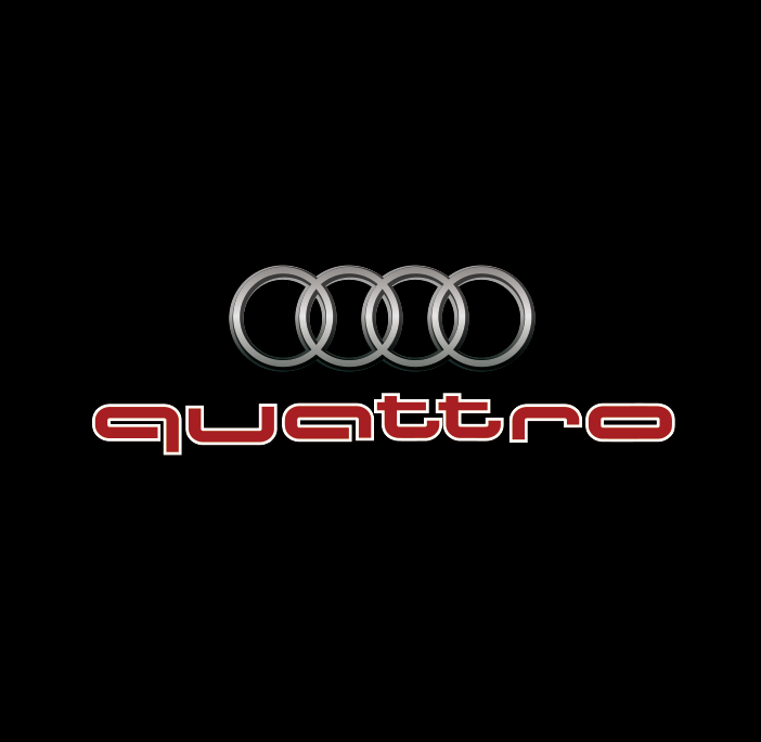 AUDI LOGO PROJECTOT LIGHTS Nr.19 (quantité 1 = 2 Logo Films /2 feux de porte)