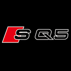 AUDI LOGO PROJECTOT LIGHTS Nr.19 (quantité 1 = 2 Logo Films /2 feux de porte)