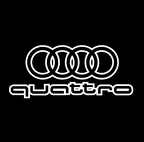 AUDI LOGO PROJECTOT LIGHTS Nr.19 (quantité 1 = 2 Logo Films /2 feux de porte)