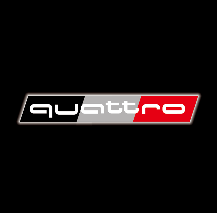 AUDI LOGO PROJECTOT LIGHTS Nr.19 (quantité 1 = 2 Logo Films /2 feux de porte)