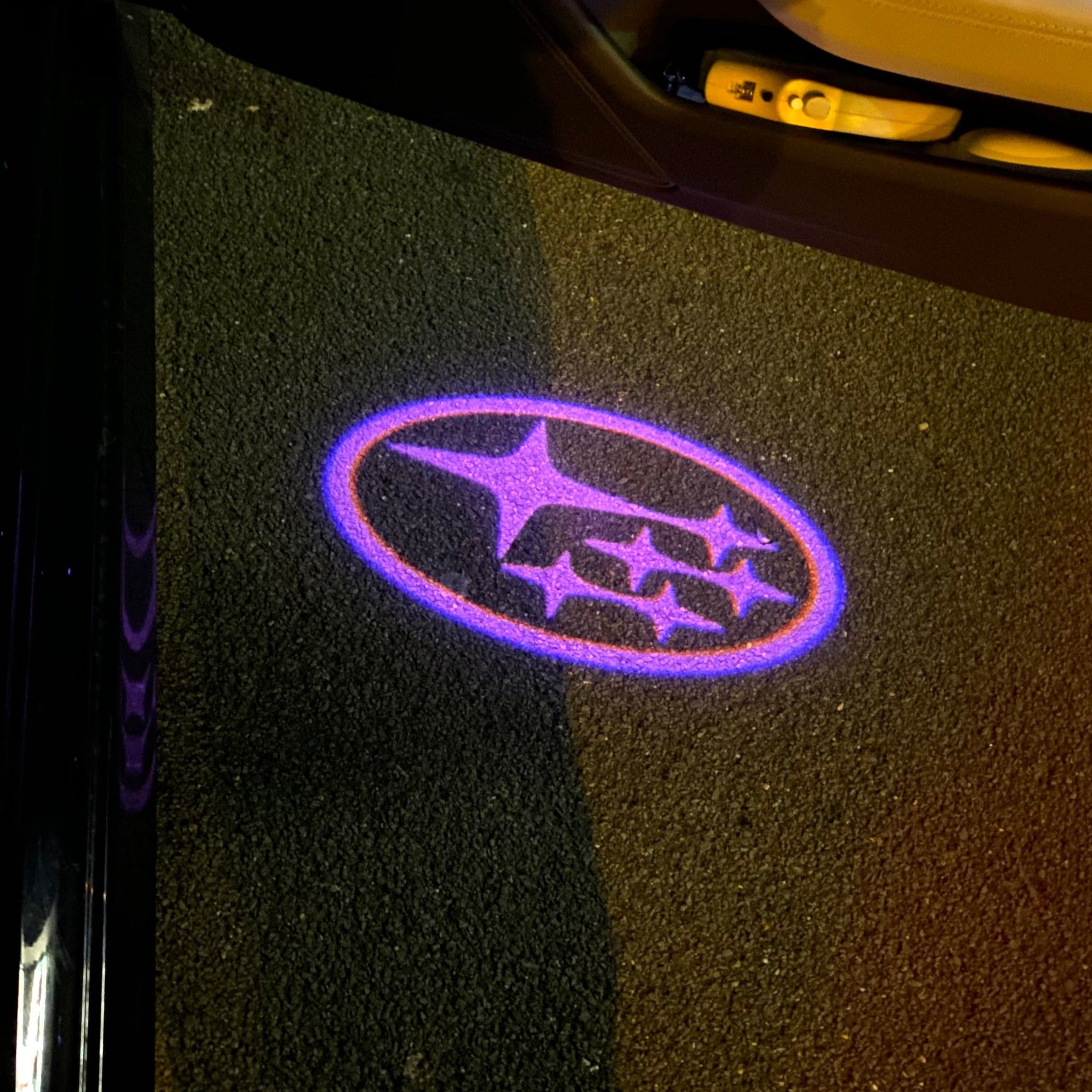 SUBARU  LOGO PROJECROTR LIGHTS  (quantity 1 = 1 sets/2 door lights)Nr.03A3