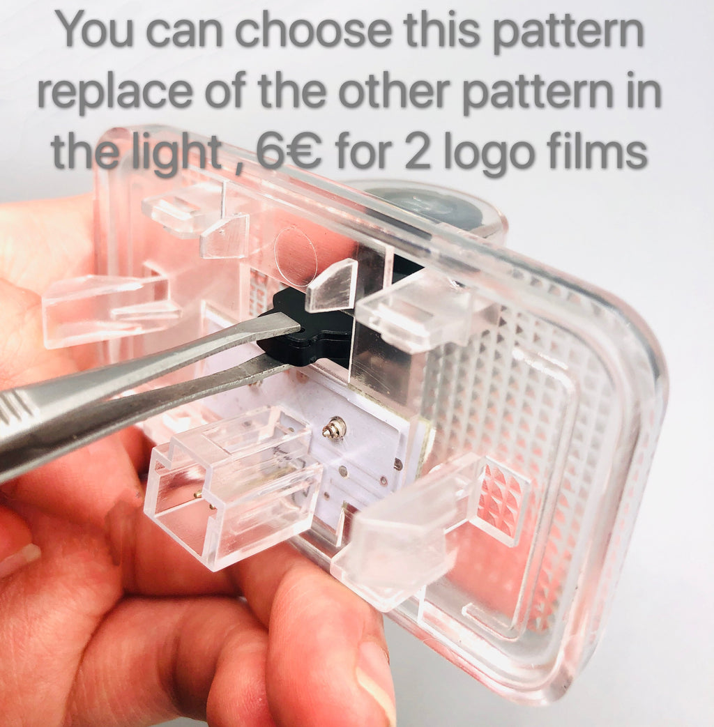 JDM LOGO PROJECTOR LIGHTS Nr.17 (quantité 1 = 1 jeux / 2 lumières de porte)