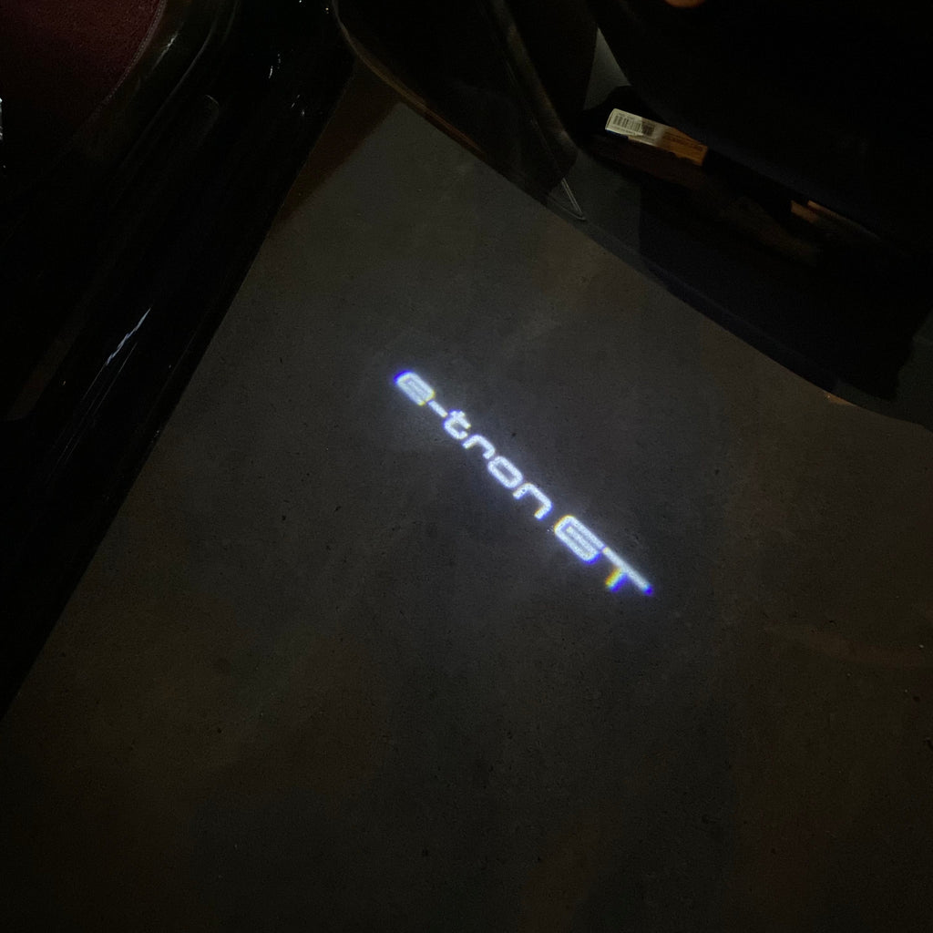 AUDI LOGO PROJECTOT LIGHTS Nr.19 (quantité 1 = 2 Logo Films /2 feux de porte)