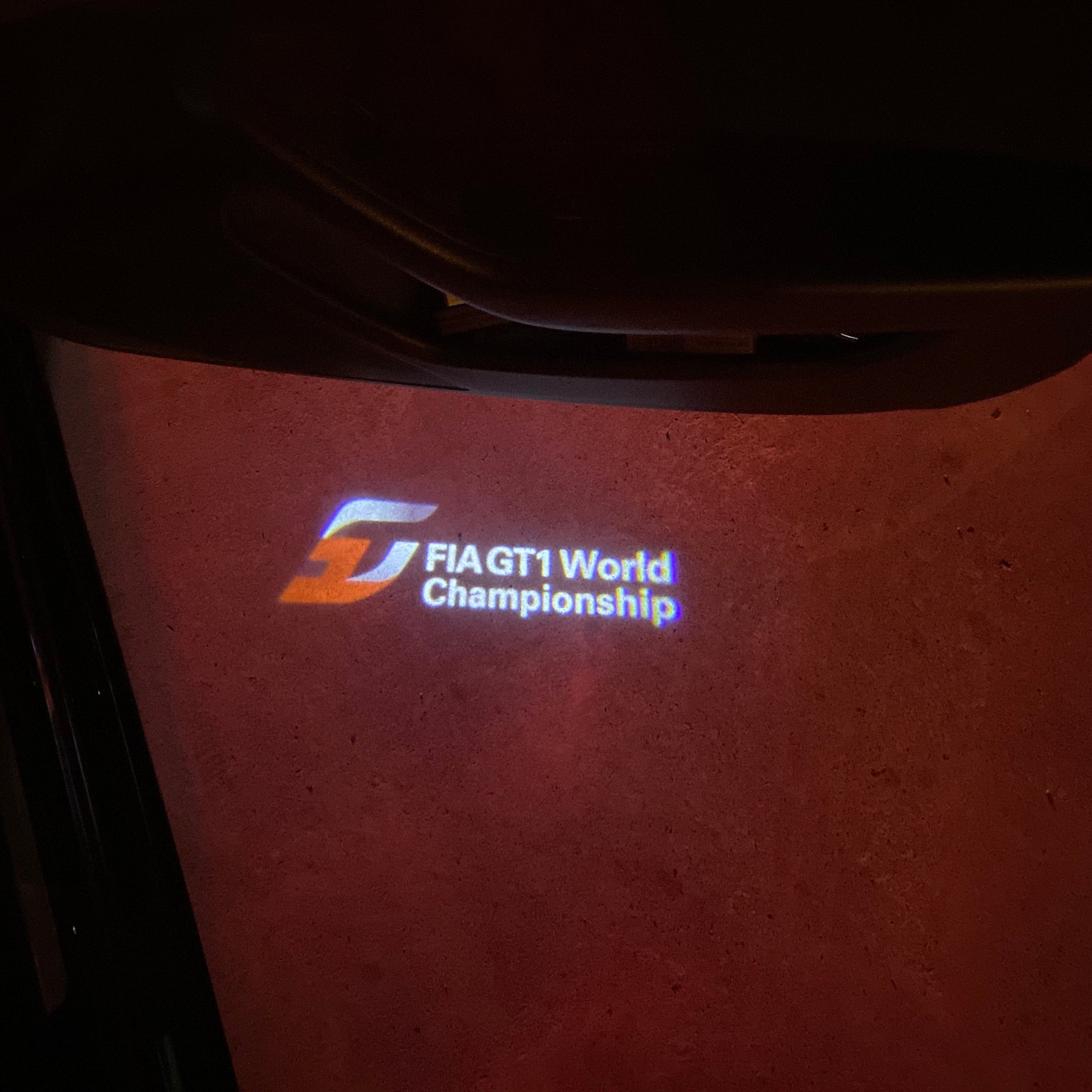 FIA GT1 World Championship Logo door lights Nr.19H2 (quantity 1 = 2 Logo Films /2 door lights）Automobile Racing & Culture