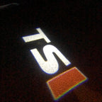 Volkswagen Türleuchten TSI Logo Nr. 107 (Anzahl 1 = 2 Logo-Folien / 2 Türleuchten）