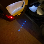 SKODA ORIGINAL LOGO PROJECTOT LIGHTS Nr.19  (quantity 1 = 2 Logo Films /2 door lights）