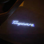 PORSCHE TAYCAN LOGO PROJECTOT LIGHTS Nr.52 (quantity  1 =  2 Logo Film /  2 door lights)