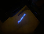 PORSCHE Panamera LOGO PROJECTOT LIGHTS Nr.8085 (quantity  1 =  2 Logo Film /  2 door lights)