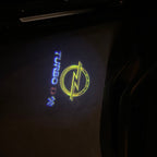 Opel Insignia TURBO LOGO PROJECROTR LIGHTS Nr.1439 (quantity 1 = 1 sets/2 door lights)