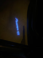 PORSCHE Panamera LOGO PROJECTOT LIGHTS Nr.8085 (quantity  1 =  2 Logo Film /  2 door lights)