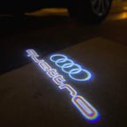 AUDI LOGO PROJECTOT LIGHTS Nr.19 (quantité 1 = 2 Logo Films /2 feux de porte)