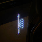 AUDI LOGO PROJECTOT LIGHTS Nr.19 (quantité 1 = 2 Logo Films /2 feux de porte)