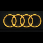 AUDI RING LOGO PROJEKTOT LIGHTS Nr.144 (Menge 1 = 2 Logo Films /2 Türlichter 6528999;