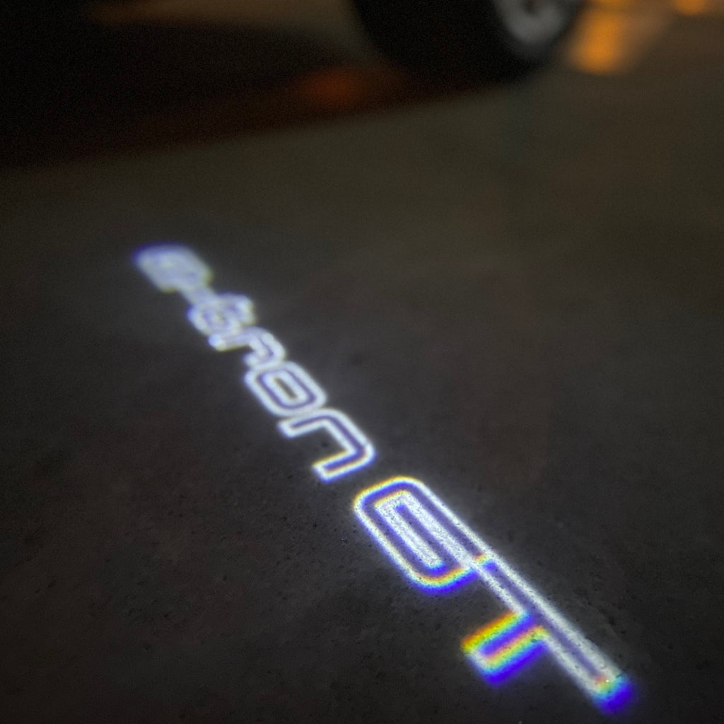 AUDI LOGO PROJECTOT LIGHTS Nr.19 (quantité 1 = 2 Logo Films /2 feux de porte)