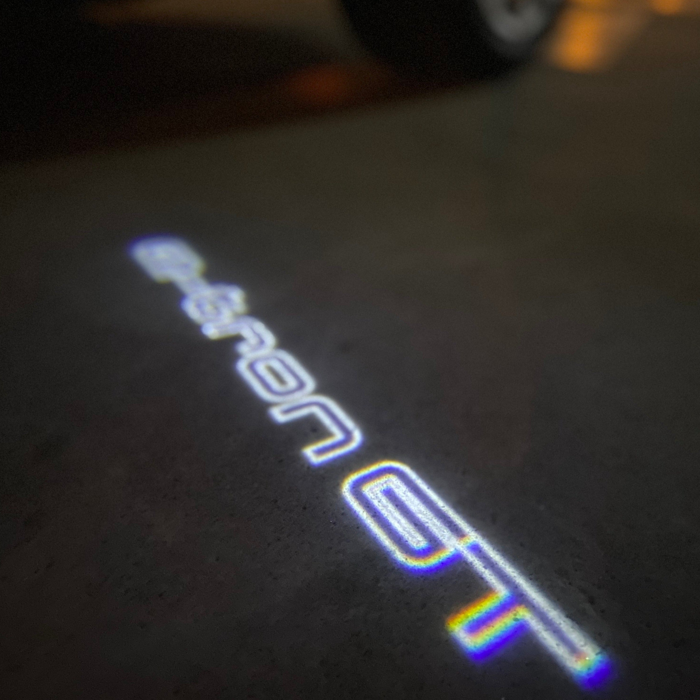 AUDI LOGO PROJECTOT LIGHTS Nr.19 (quantité 1 = 2 Logo Films /2 feux de porte)