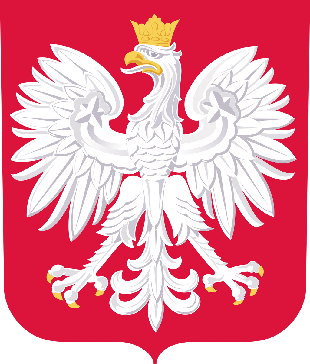 Rzeczpospolita Polska National Flag logo (quantité 1 = 1 ensembles / 2 film logo / Peut remplacer des lumières d’autres logos )