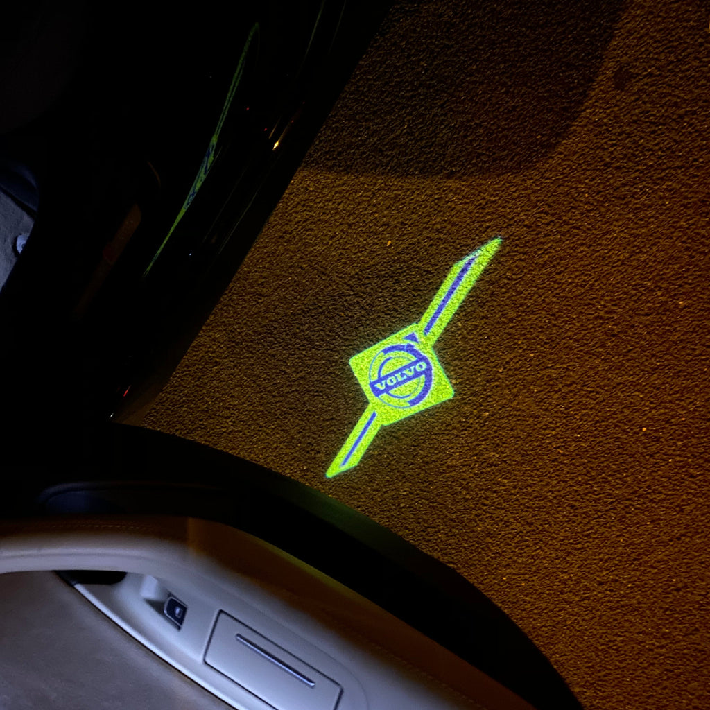 LUCES DEL PROYECTOR DEL LOGOTIPO Volvo Nr.30 (cantidad 1 = 2 Película de logotipo / 2 luces de puerta)