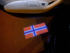 Norwegen Kongeriket Norge National Flag logo (Menge 1 = 1 setzt / 2 logo film / Kann die Lichter ersetzen andere Logos)