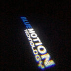 Volkswagen Türleuchten BLUE MOTION Logo Nr. 26 (Menge 1 = 2 Logofolien /2 Türleuchten)