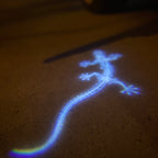 AUDI LOGO PROJECTOT LIGHTS Nr.19 (الكمية 1 = 2 Logo Films /2 أضواء الباب)