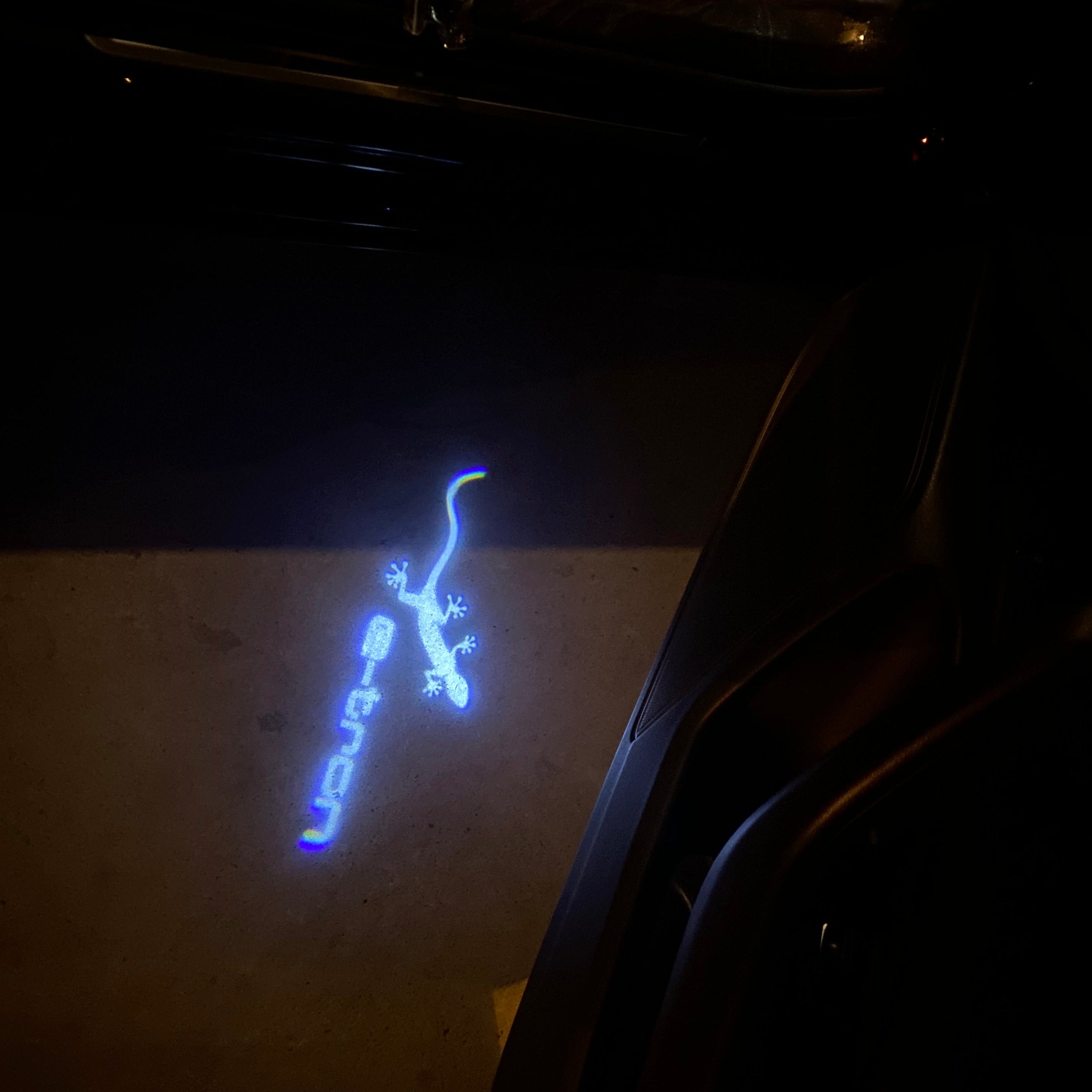 AUDI LOGO PROJECTOT LIGHTS Nr.19 (quantité 1 = 2 Logo Films /2 feux de porte)
