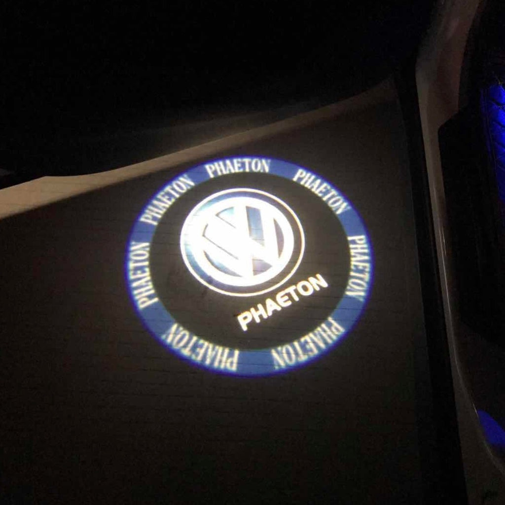 Volkswagen Türleuchten PHAETON Logo Nr. 78 (Menge 1 = 2 Logofolien /2 Türleuchten)