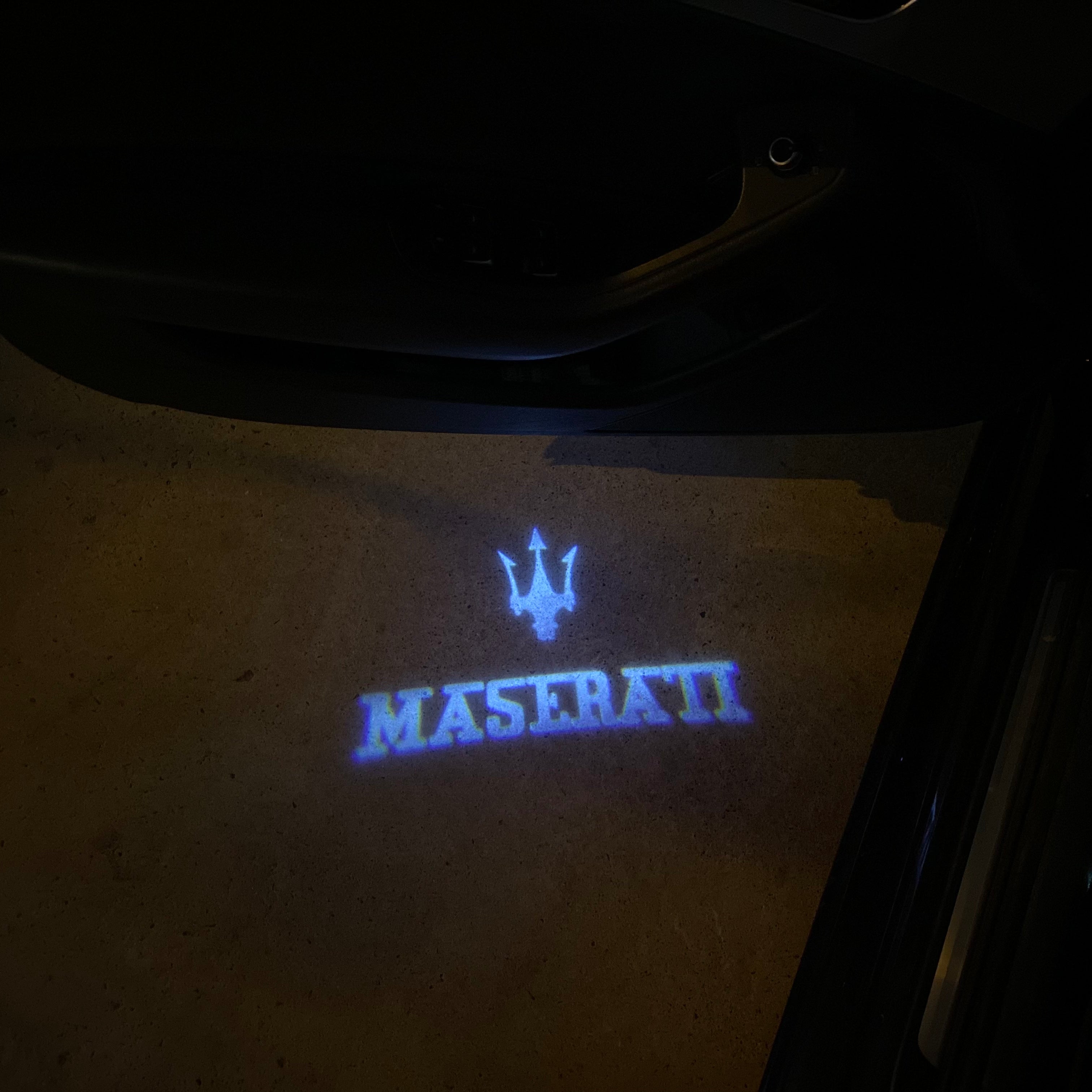 Maserati Original LOGO PROJECROTR LIGHTS Nr.35 (quantity 1 = 1 sets/2 door lights)