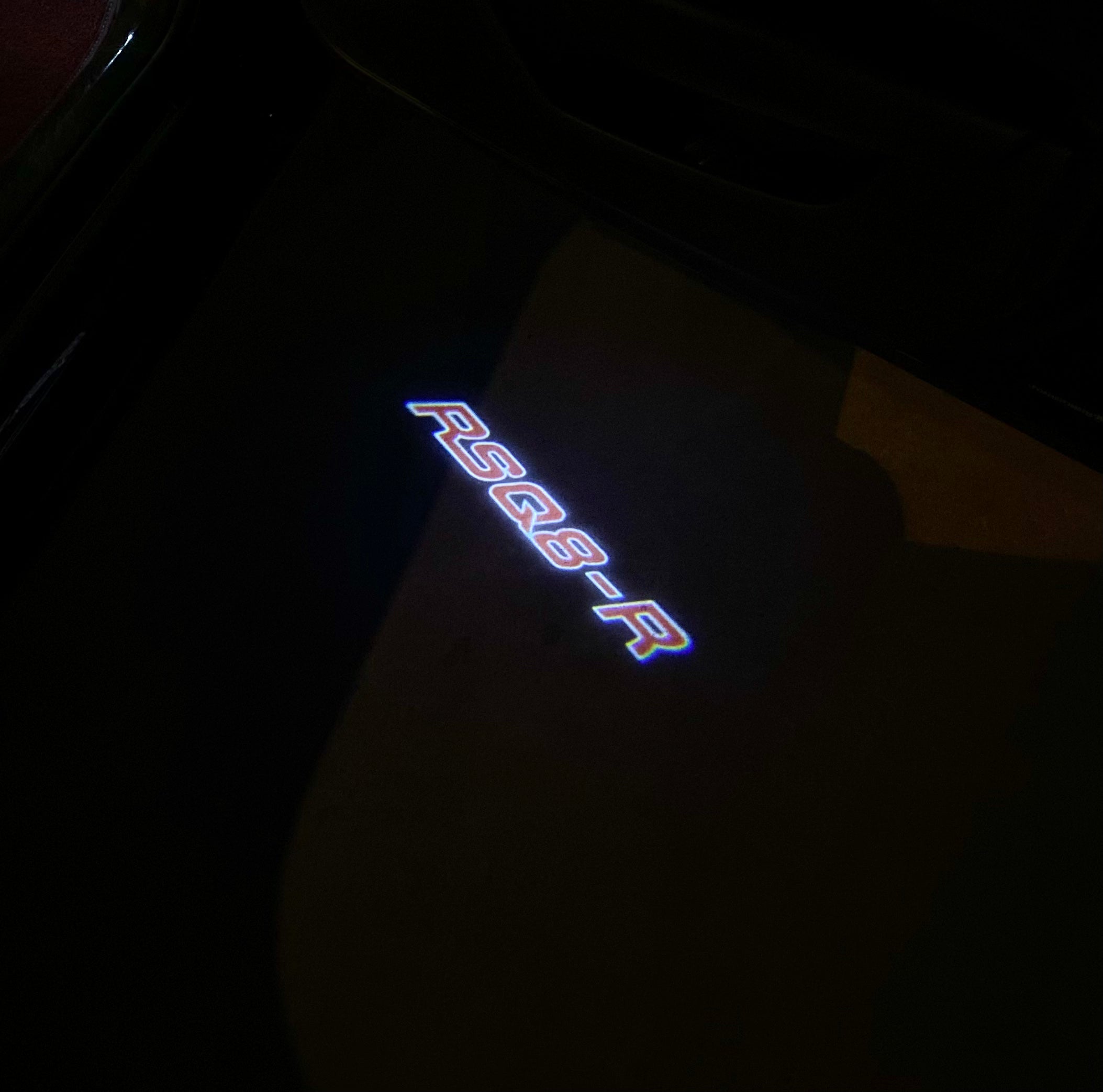 AUDI LOGO PROJECTOT LIGHTS Nr.19 (quantité 1 = 2 Logo Films /2 feux de porte)