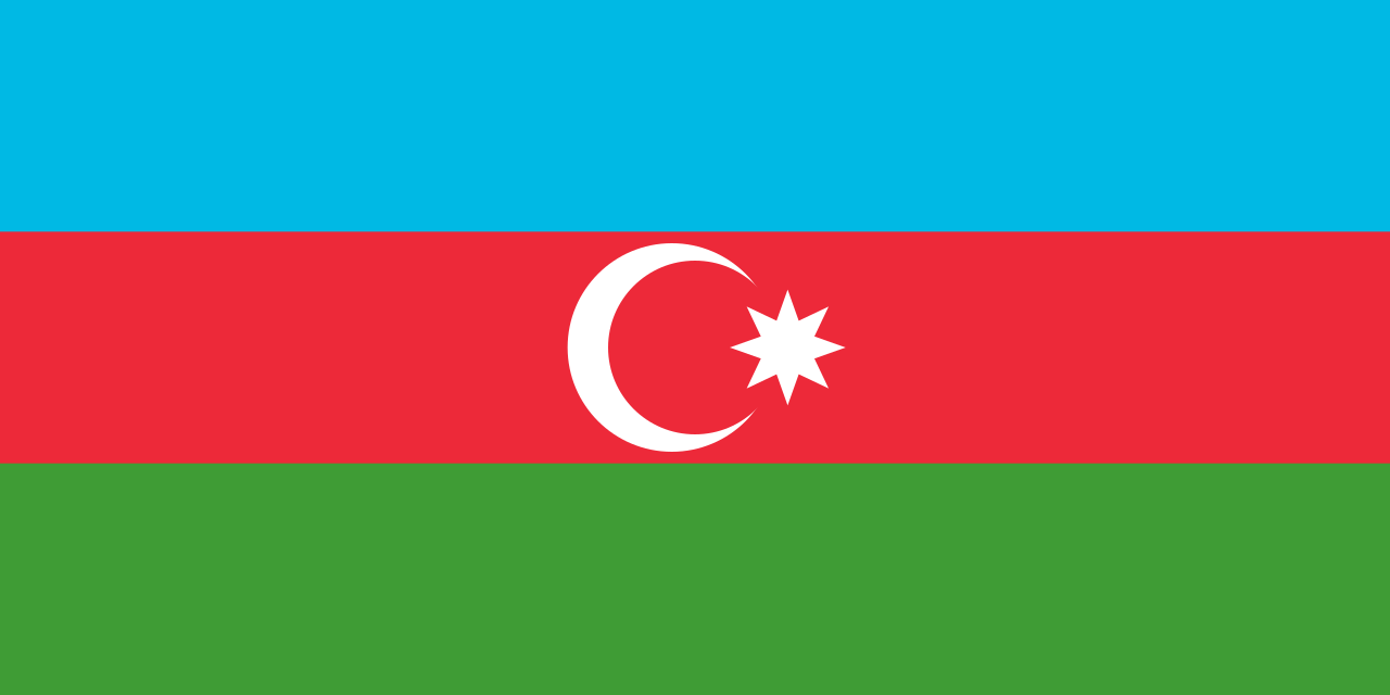 Azrbaycan شعار العلم الوطني (كمية 1 = 1 مجموعات / 2 فيلم شعار / يمكن استبدال أضواء شعارات أخرى)