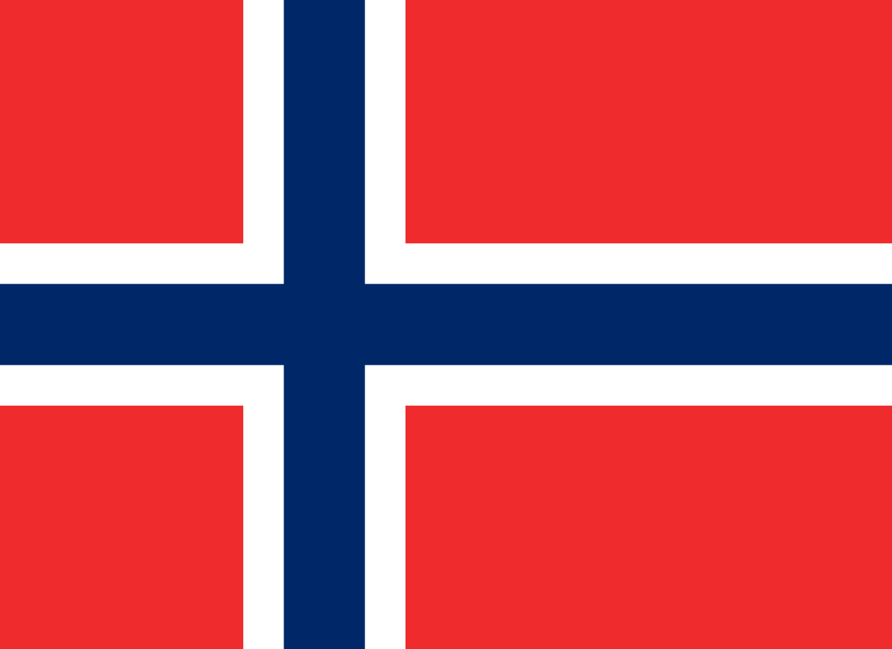 Norwegen Kongeriket Norge National Flag logo (Menge 1 = 1 setzt / 2 logo film / Kann die Lichter ersetzen andere Logos)