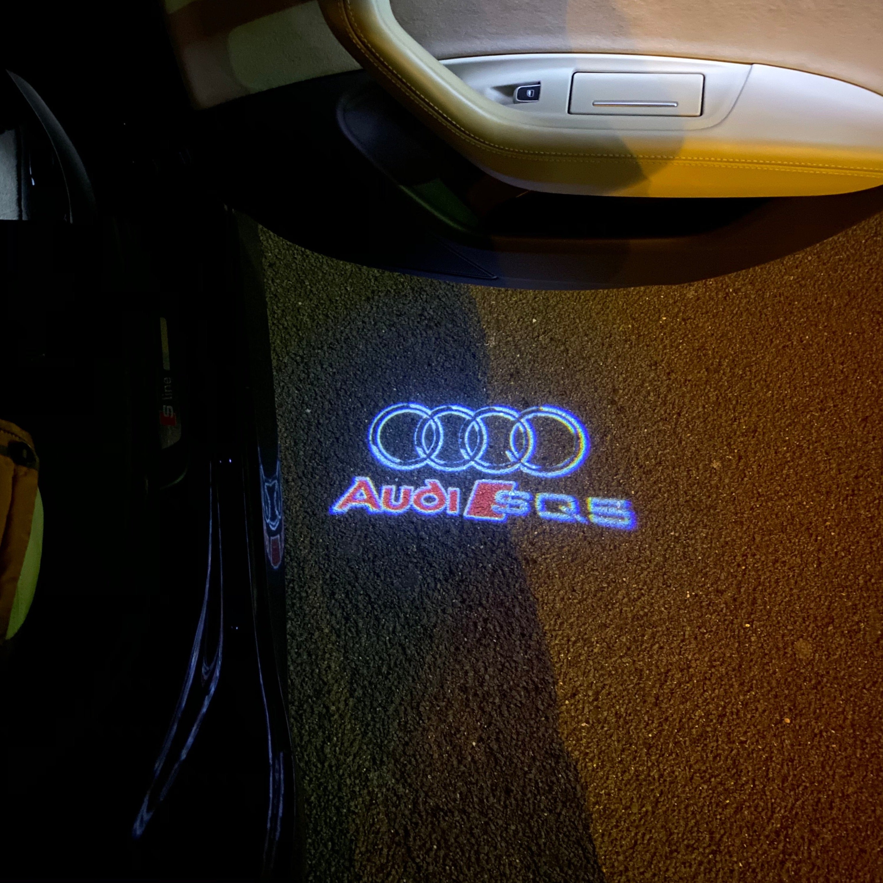 AUDI LOGO PROJEKTOT LIGHTS Nr.253 (Menge 1 = 2 Logo Films /2 Türlichter im Kombi 652899;