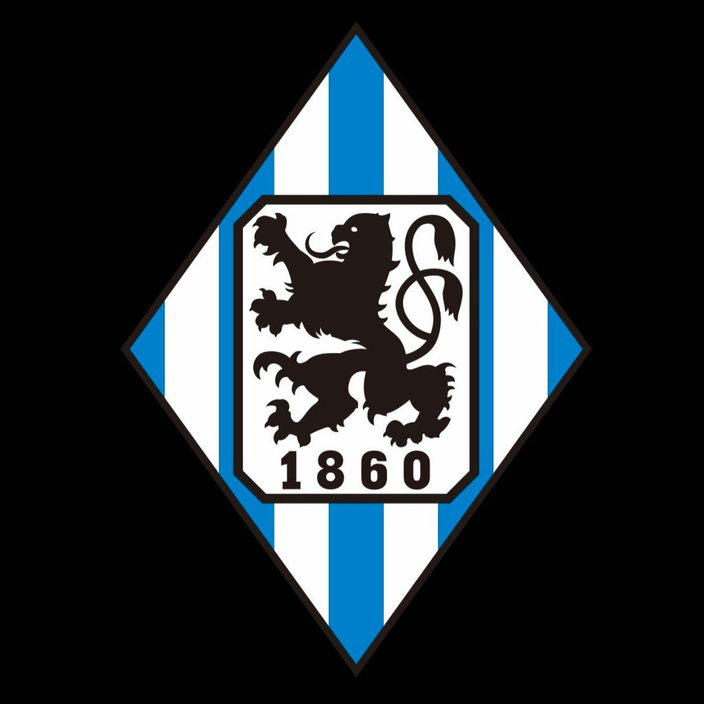 Football CLUB Munchen 1860 Logo Nr.258  (quantity 1 = 2 Logo Films /2 door lights）