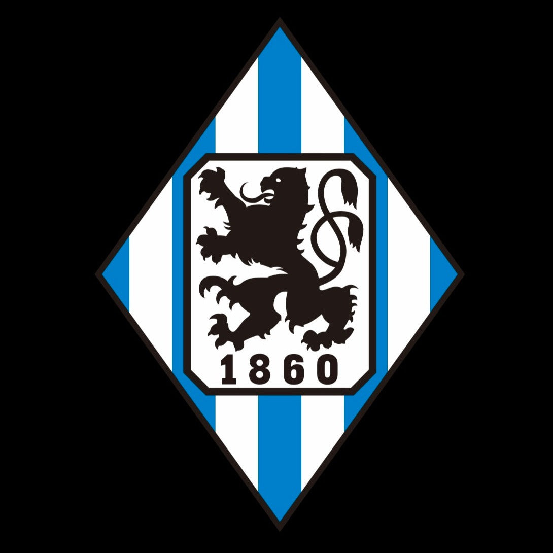Football CLUB Munchen 1860 Logo Nr.258  (quantity 1 = 2 Logo Films /2 door lights）