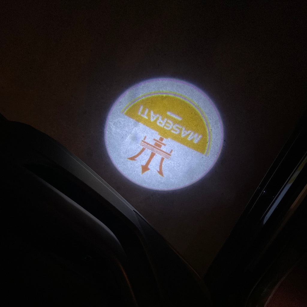Maserati Original LOGO PROJECROTR LIGHTS Nr.31 (quantity 1 = 1 sets/2 door lights)