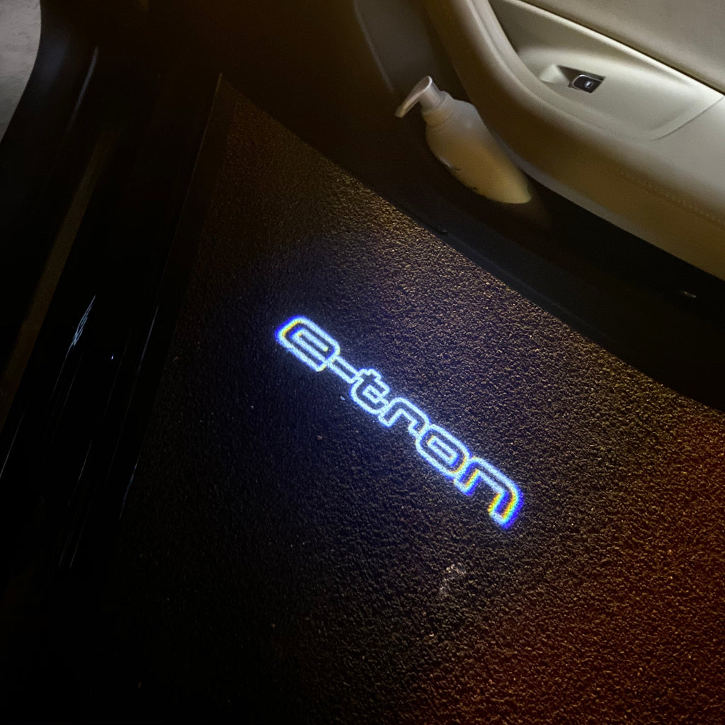 AUDI LOGO PROJECTOT LIGHTS Nr.19 (quantité 1 = 2 Logo Films /2 feux de porte)