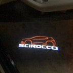 Volkswagen Door lights SCIROCCO Logo  Nr. 145  (quantity 1 = 2 Logo Films /2 door lights）