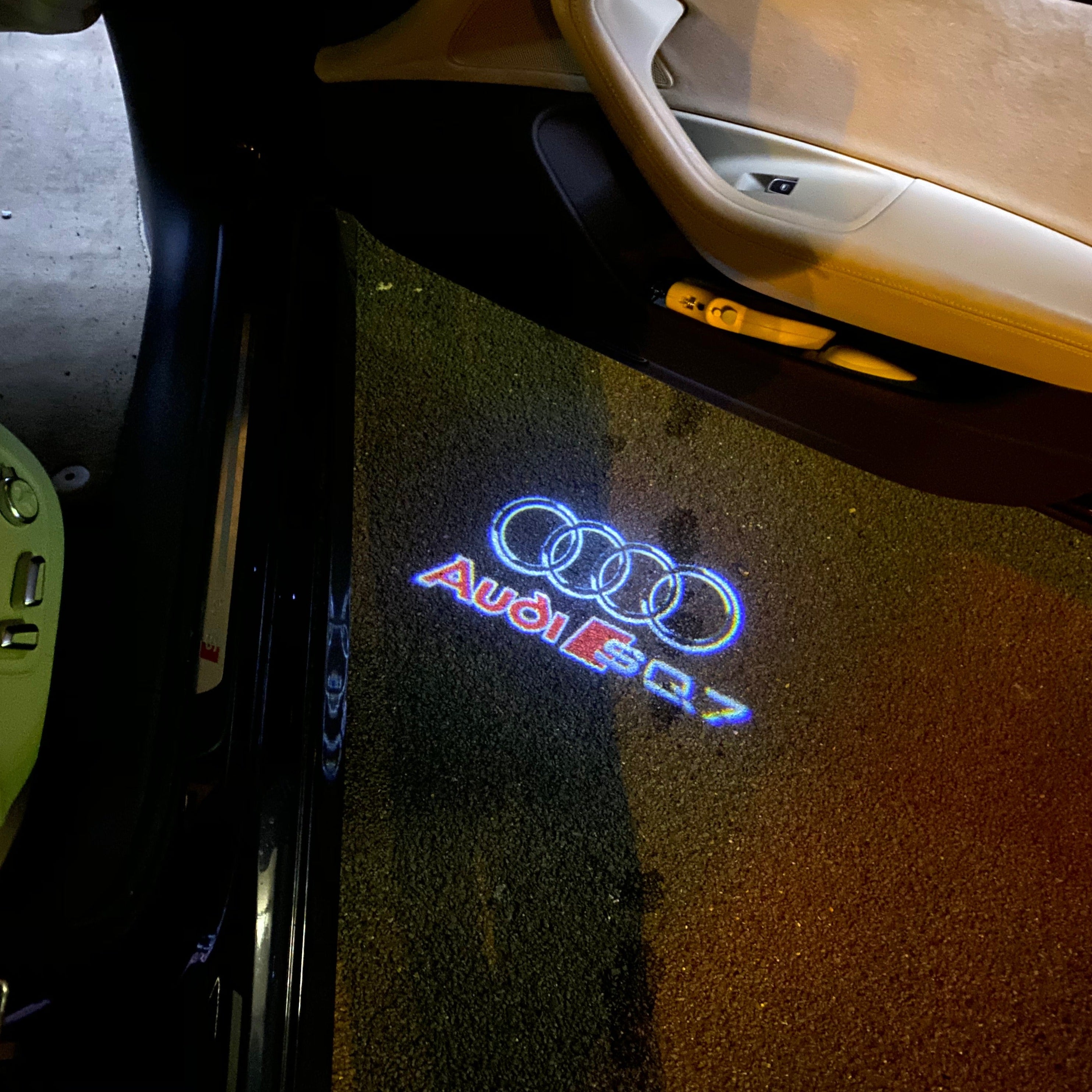 SQ7 LOGO PROJECTOT LIGHTS Nr.256 (Menge 1 = 2 Logofolien /2 Türleuchten)